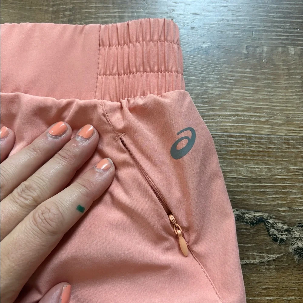 Asics Light Pink Athletic Shorts - Picture 2 of 4